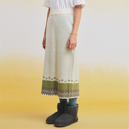 [메인부스] Gypsy Knitted Skirt(CREAM)