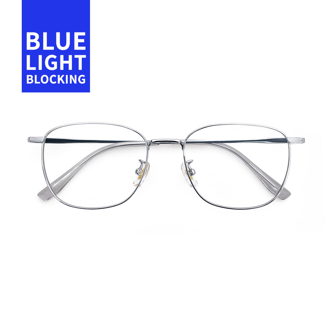[라스텔지아] Lane Silver 2024 티타늄 메탈테 블루라이트 차단 안경