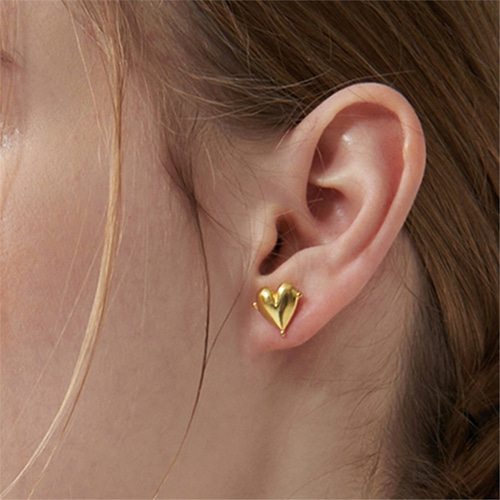 [티오유] Mini lovely heart earrings_HL02