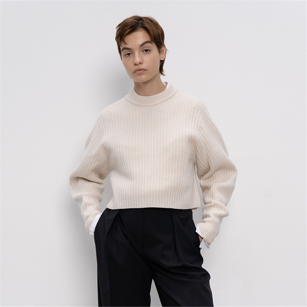 [제인송] Wool Cropped Sweater (JUJN203)