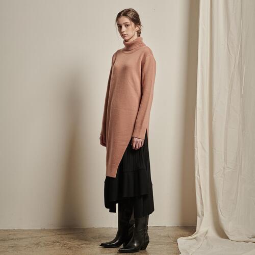 [세컨드 아르무아] Regina Knit Dress _ Salmon Pink