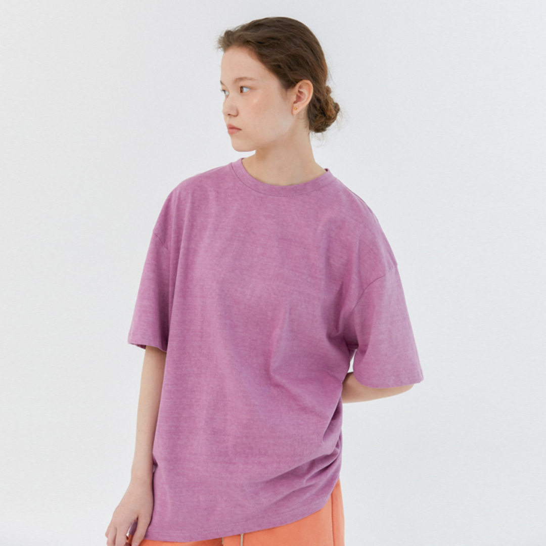 [위티앤험블] Pigment Overfit T-shirt (Pink)