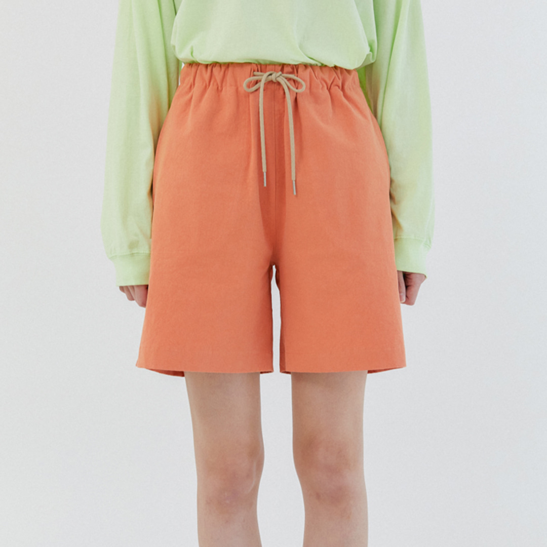 [위티앤험블] Cotton Utility Shorts (Orange)