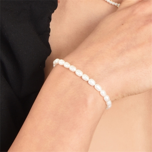 [하스] Simple freshwater pearl bracelet_HB021