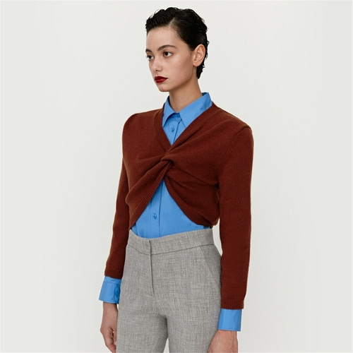 [페이우] Twist Wool-Blended Sweater