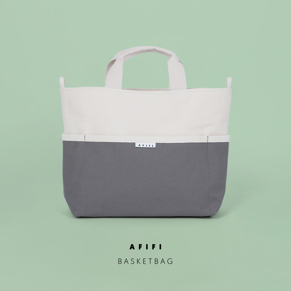 [아피피] Basketbag Gray
