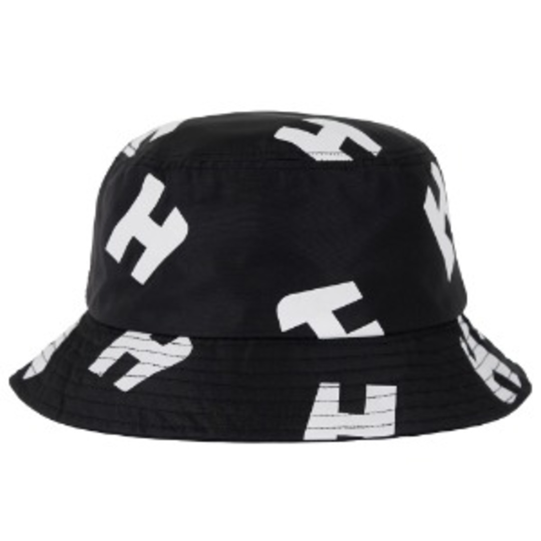 [행아웃] H Pattern Gumjeong Bucket Hat (Black)