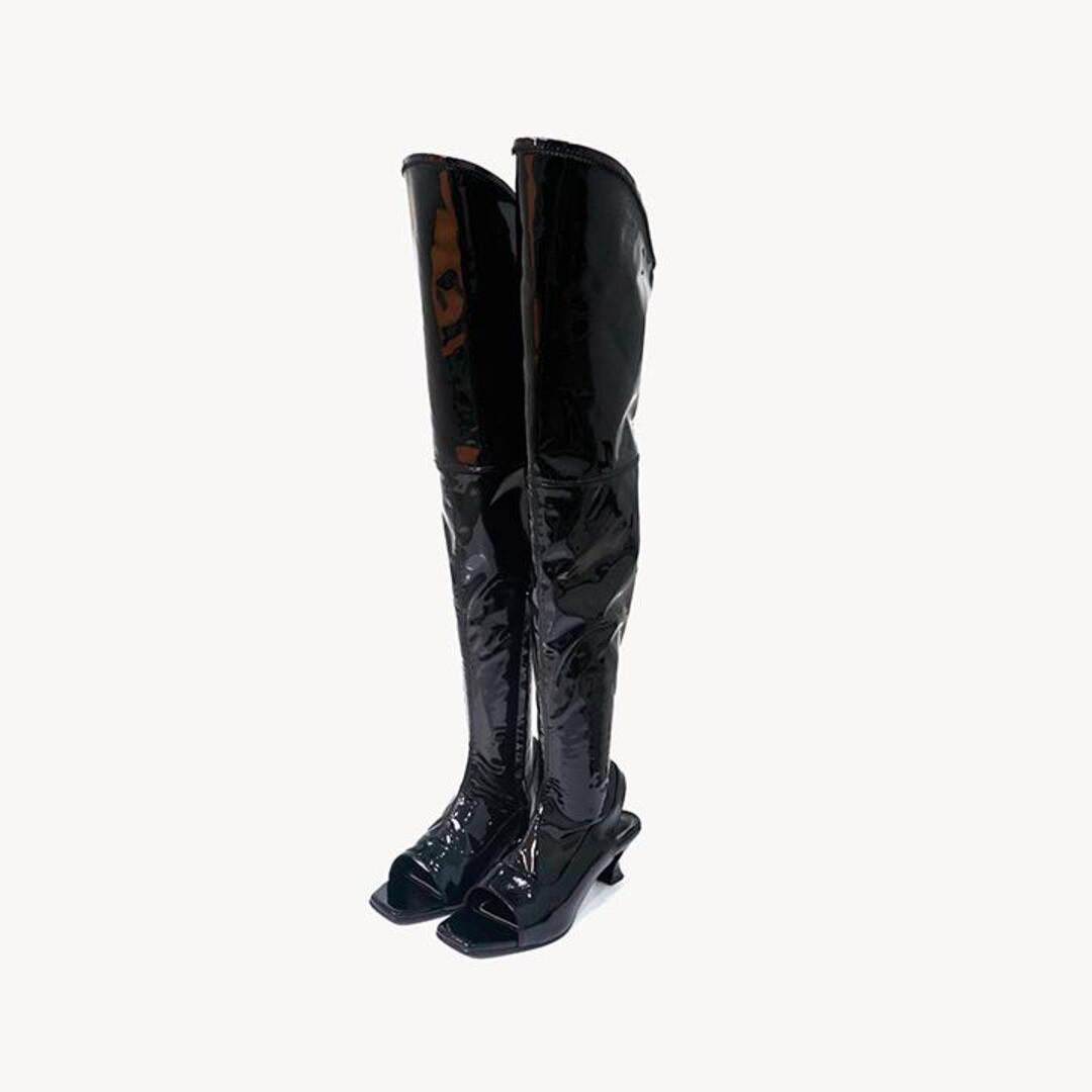 [미슈쏘머치] Catwoman Knee-High Span Boots_BK