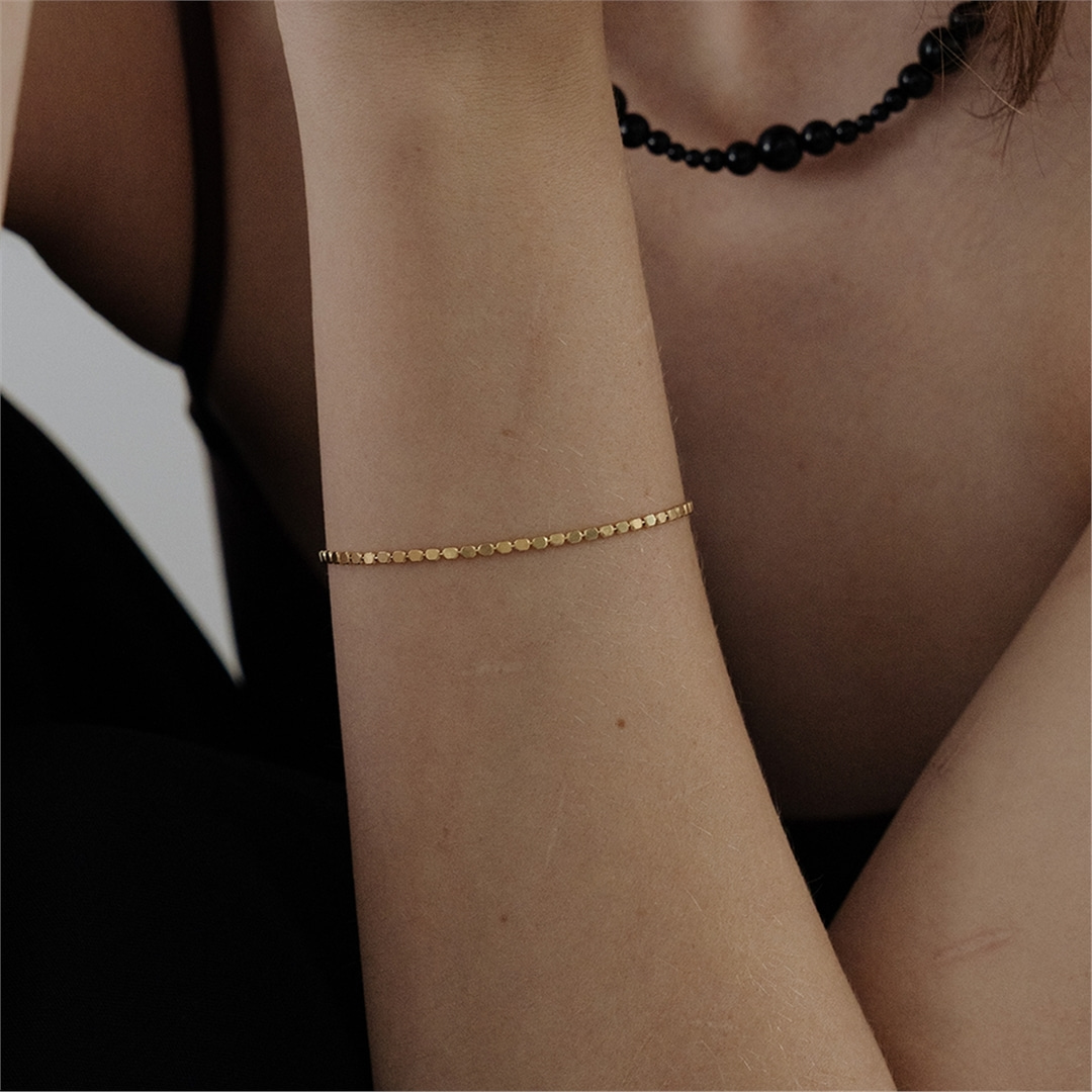 [티오유] [silver925] TB026 hexagon chain bracelet
