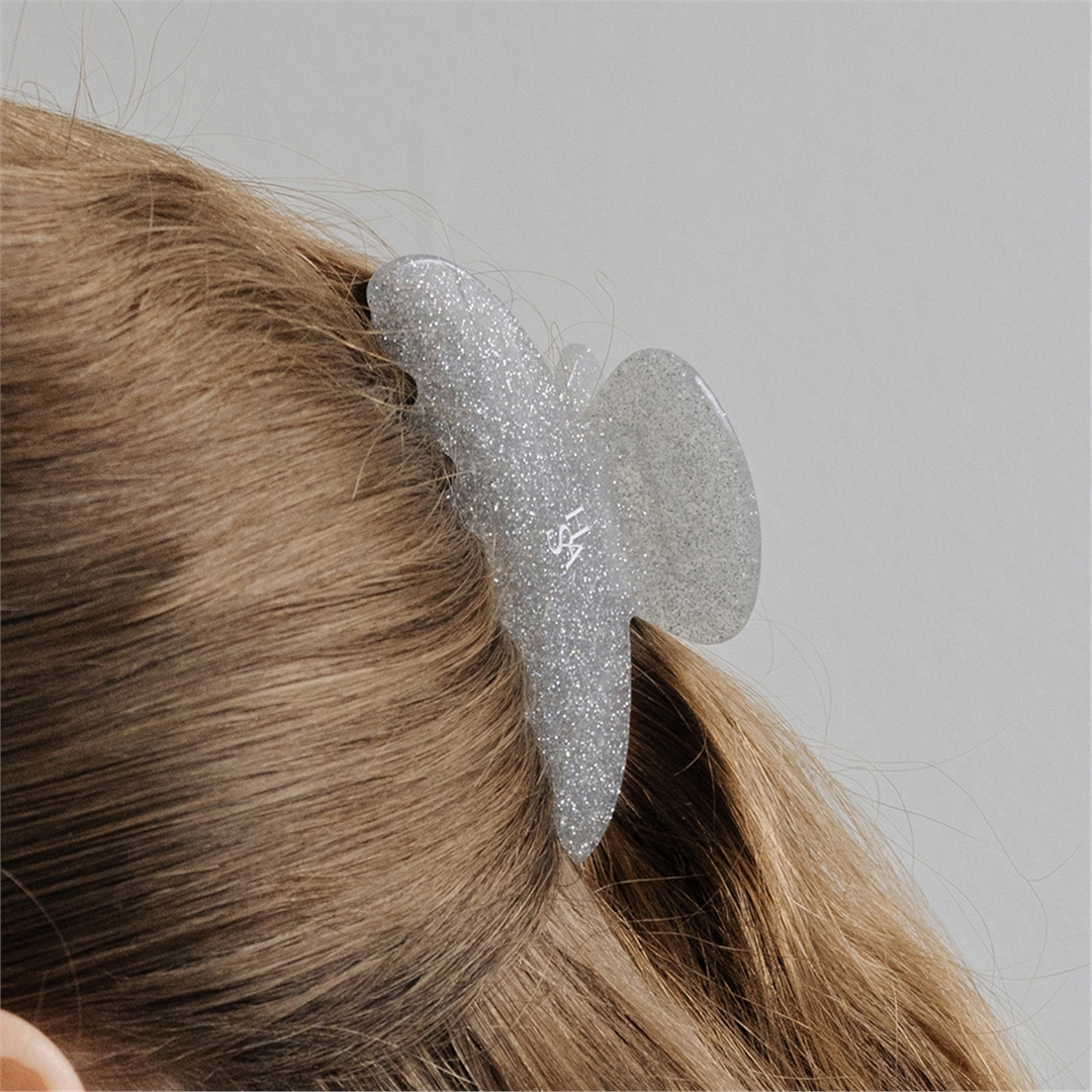 [하스] HTY025 Round glitter hair clip
