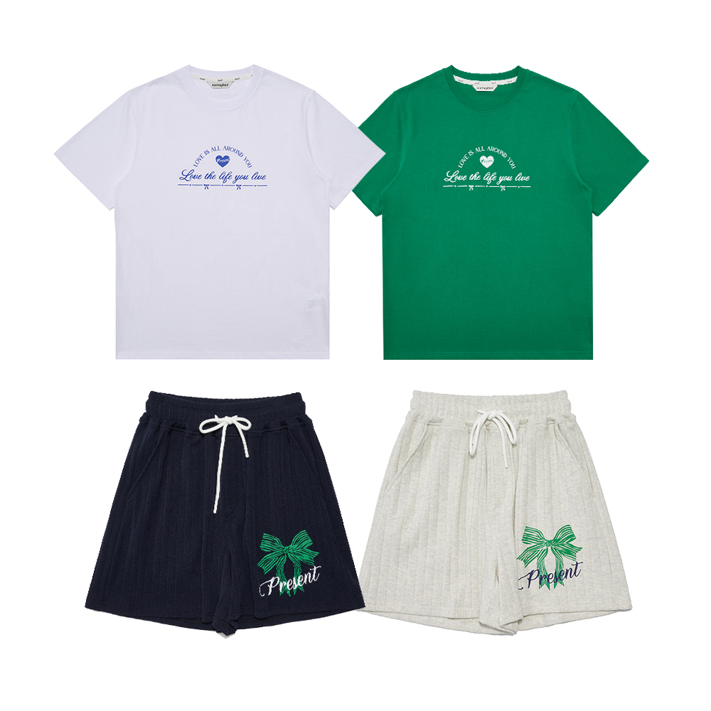 [메타퍼] MET love present summer shorts set