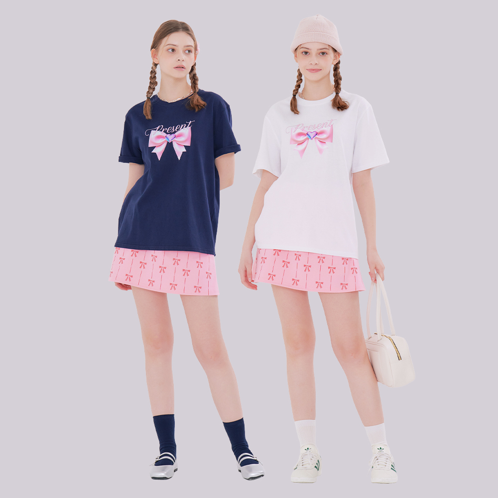 [메타퍼] MET present t-shirts &amp; skirt set