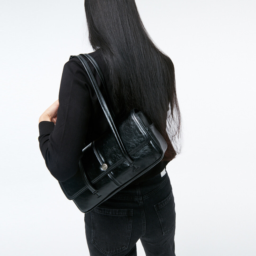 [두마딴] Mignon Baguette bag black