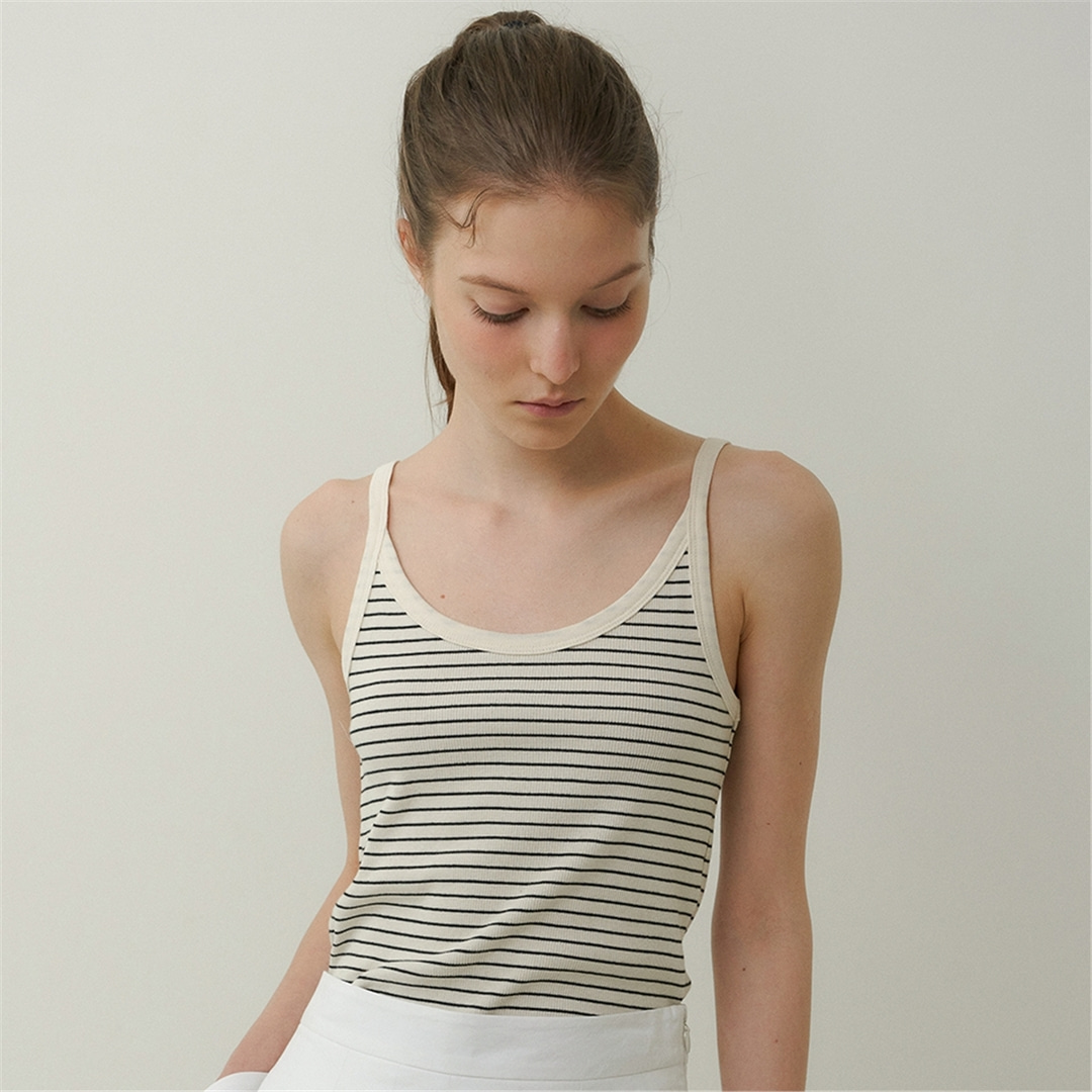 [블랭크03] stripe sleeveless t-shirt (3colors)