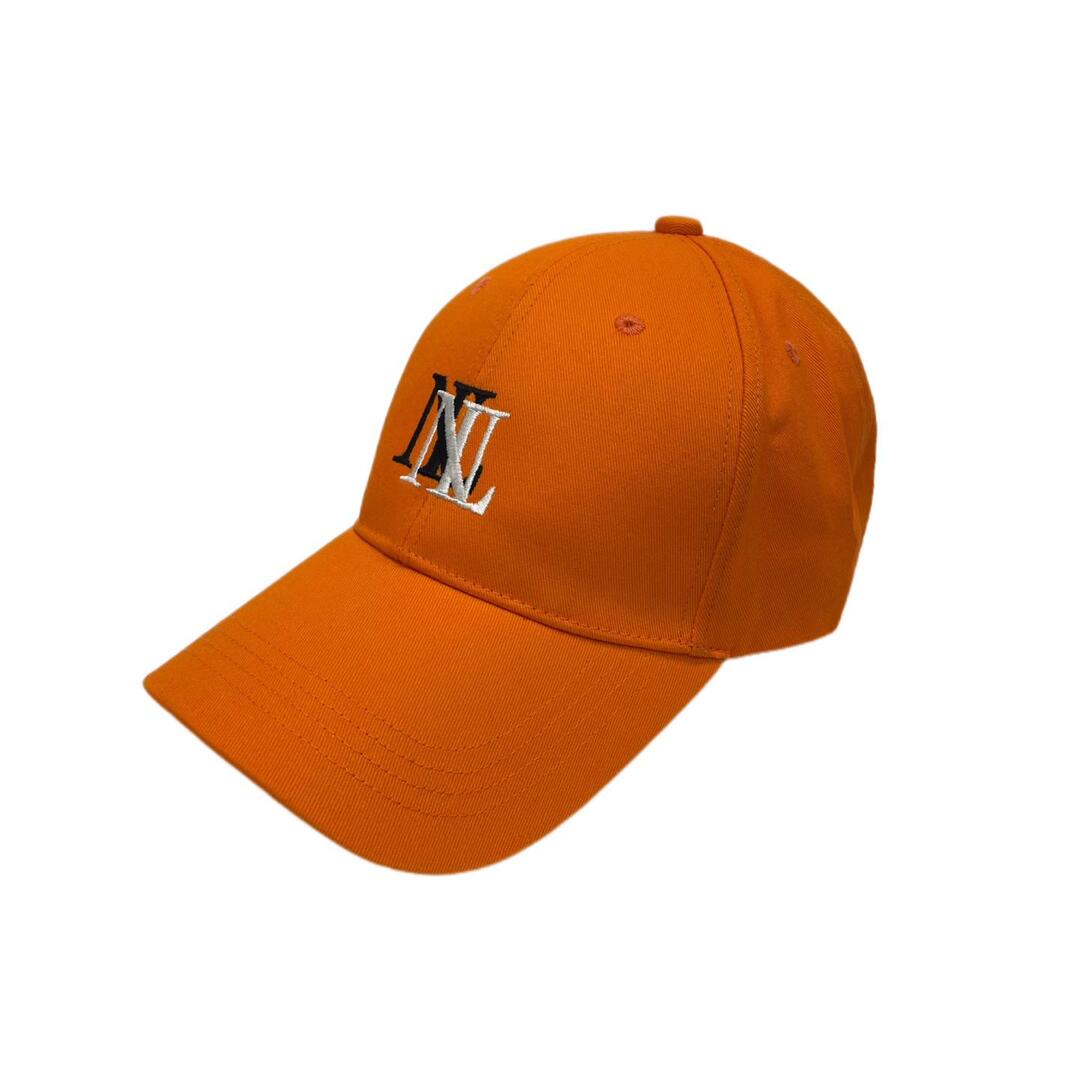 [누벨르미에르] 더블로고 오렌지 볼캡 모자